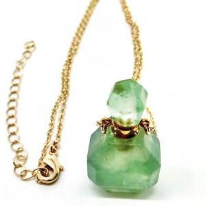 COLLANA AROMATERAPEUTICA - Con quarzi naturali