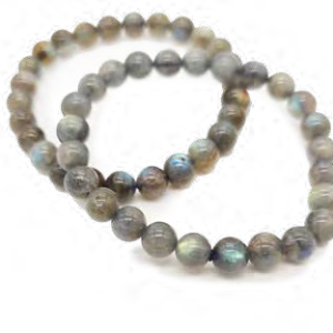Bracciale Cristalloterapeutico - Labradorite - Sfere 6mm
