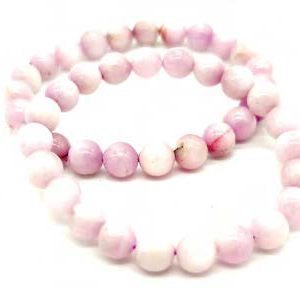 Bracciale Cristalloterapeutico - Kunzite - Sfere 6mm
