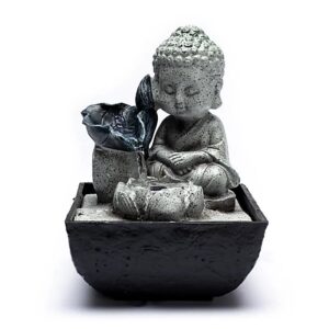 Fontana d'acqua piccolo Buddha