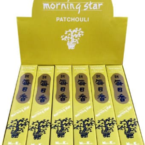 MORNING STAR - Incenso Giapponese PATCHOULI 50 Bastoncini e Brucia incenso