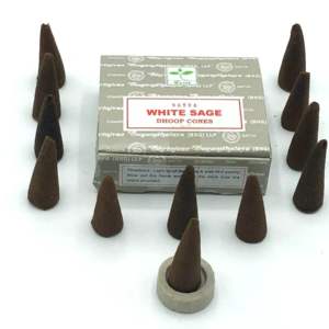 INCENSO A CONI SATYA WHITE SAGE DHOOP CONES
