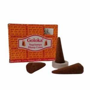 INCENSO A CONI GOLOKA NAG CHAMPA DHOOP CONES