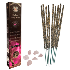 Fragrances & Sens - Linea Parfum de Gemmes - Quarzo rosa Smudge Stick 20g