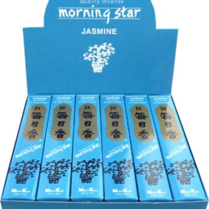 MORNING STAR - Incenso Giapponese GELSOMINO 50 Bastoncini e Brucia incenso