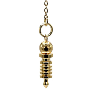 Mini pendolo in ottone dorato -- 4 g; 2.5 cm