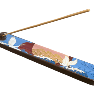 Brucia incenso in ceramica Cranes 24 cm