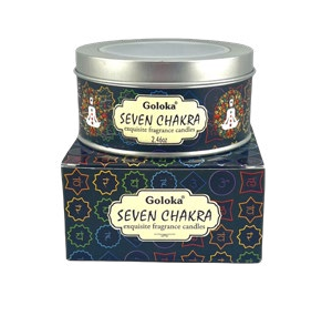 Candela Profumata Goloka 70gr - Sette Chakra