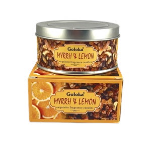 Candela Profumata Goloka 70gr - Mirra & Limone