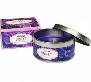 Candela Profumata Goloka 70gr - Violetta