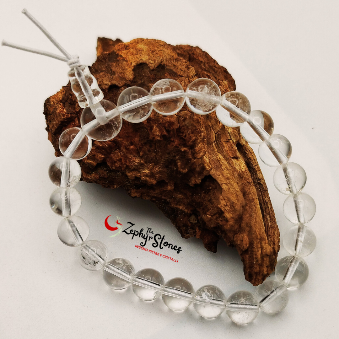 Bracciale Energia – Cristallo di Rocca (Quarzo Ialino)